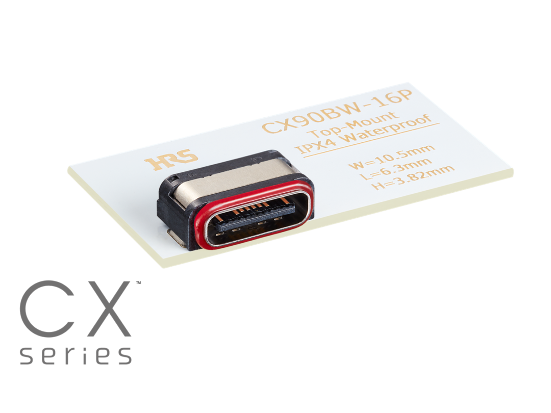 廣瀨電機(jī)Type-C連接器&ldquo;CX&rdquo;系列新增16芯防水插座